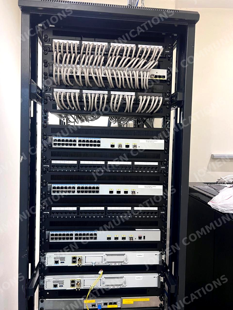 Colour-coded UniFi patching